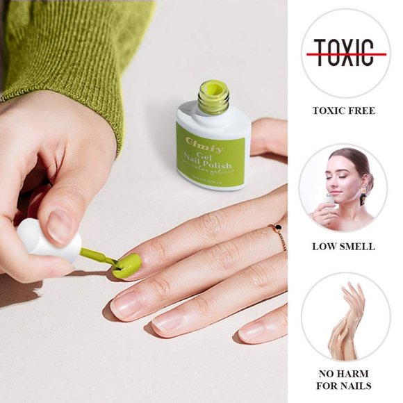 Gel Nail Polish - Set of 8 bottles - Non-Toxic - Picture 9 of 13